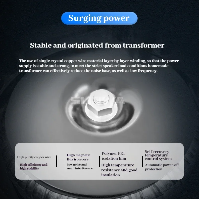 SUQIYA-THALLO Fully Balanced High Power Post-stage High-end Power Amplifier Class AB Fully Discrete Power Amplifier