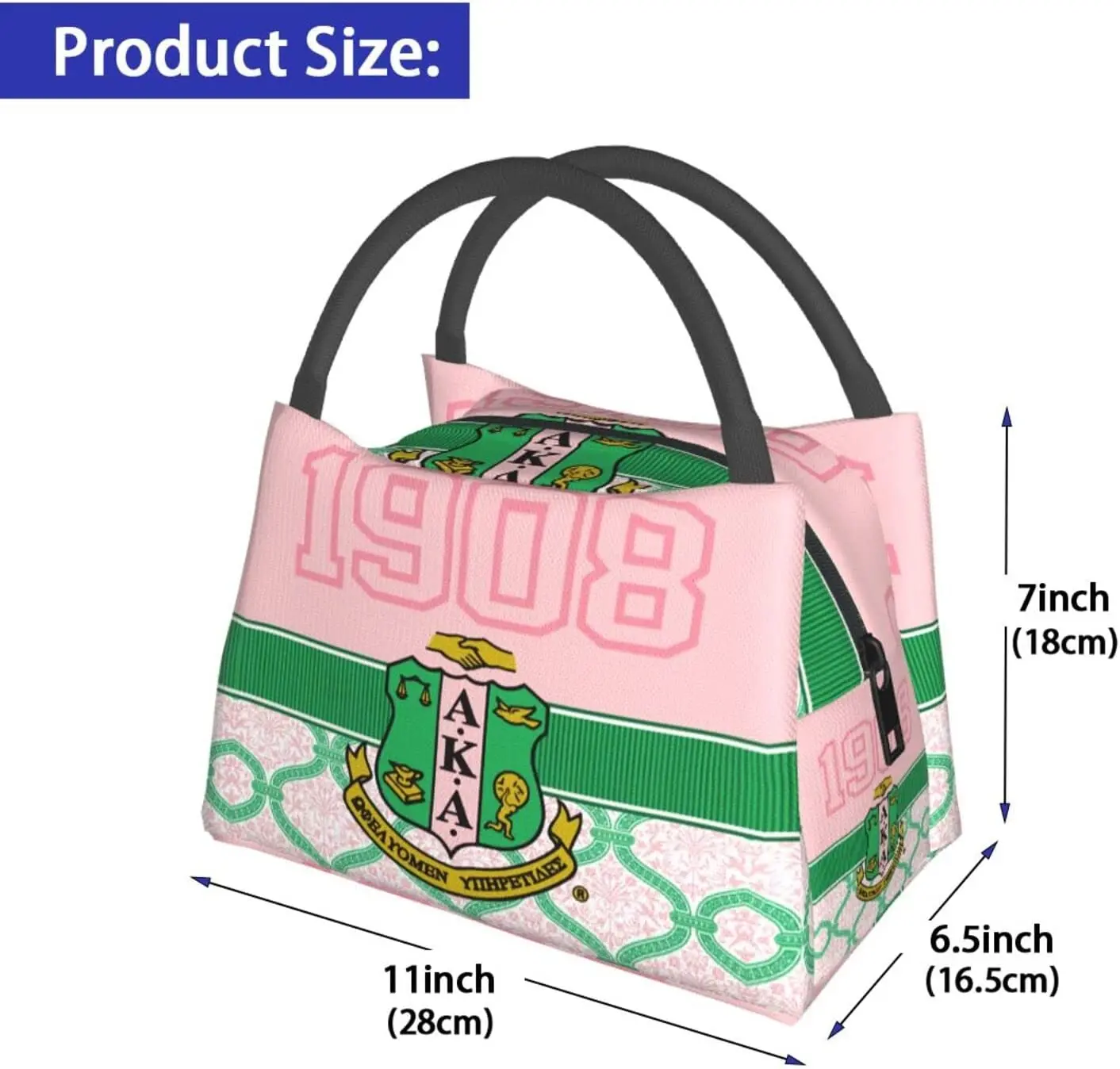 Reusable Lunch Tote Insulated Cooler Bag Lunch Box Handbag Lunch Bag for Women Thermal Lunch Bag for Work Travel Picnic