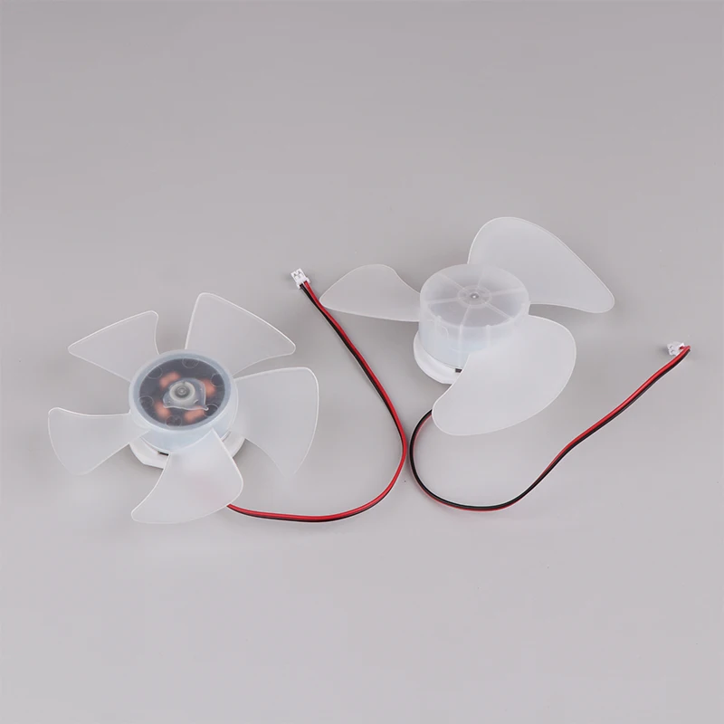 5Inch Brushless Fan Motor DC5-9V Fan Motor Desktop Fan Core With 3/5 Fan Blades High Air Volume