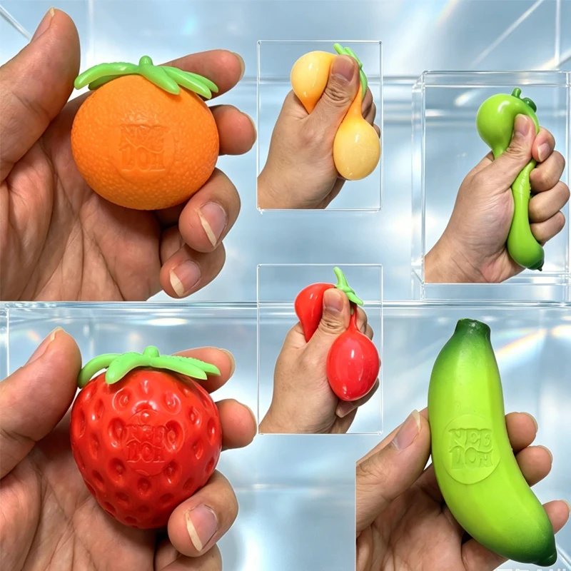 

Squishy/. Schylling** Needoh Nice Cube Sensory Stress 3-in-1 Fruit Stress Relief Squishy Toy Anxiety Relief Squeeze Kids Toy 말랑이