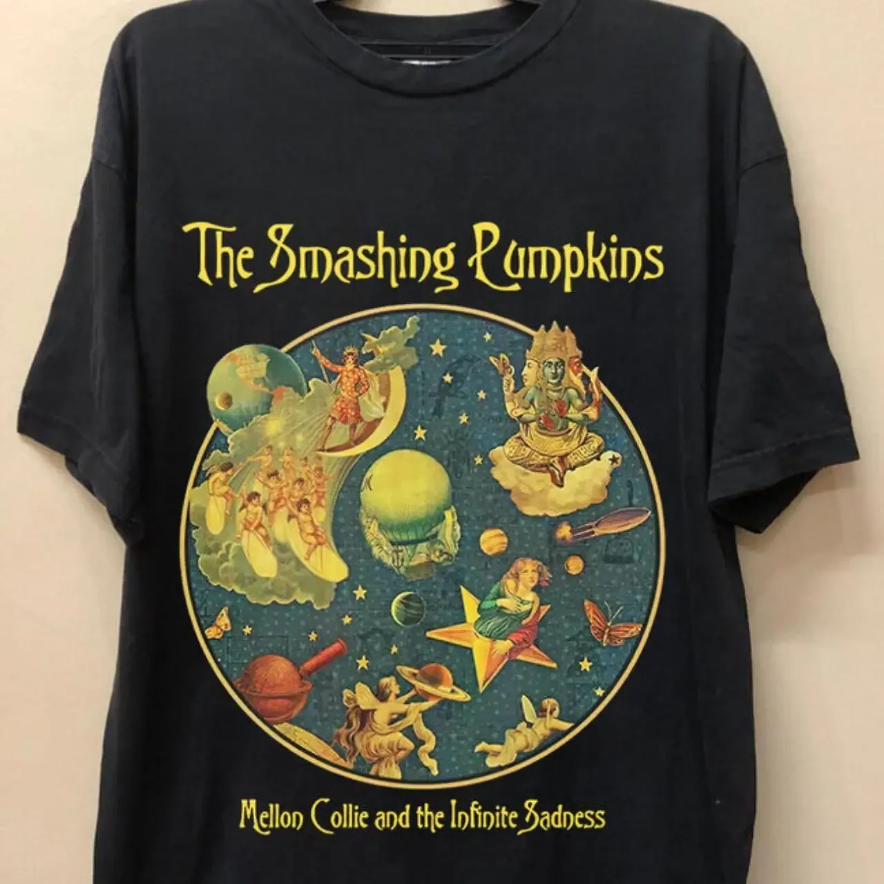 Vintage 1996 The Smashing Pumpkins Band Tour Unisex T-Shirt For Men Women KH5223