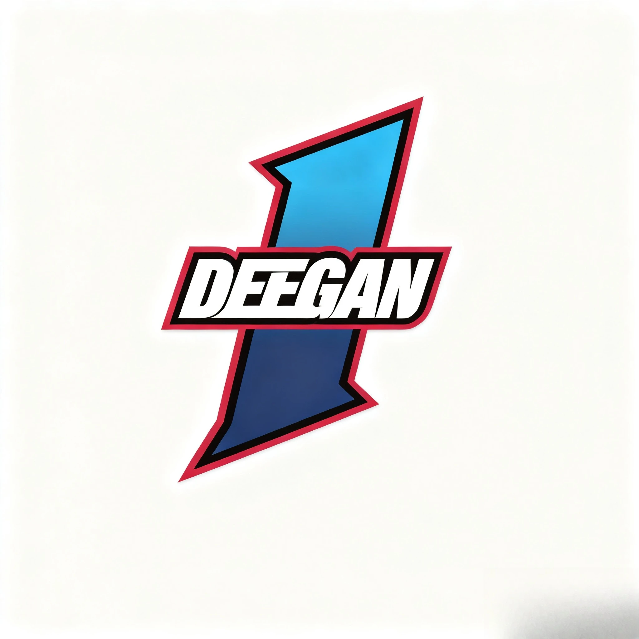 1PC Racing Deegan Sticker, Logo Art Decal, Waterproof Vinyl Sticker for Truck, Helmet, Wall, Eye-Catching Racing Sticker