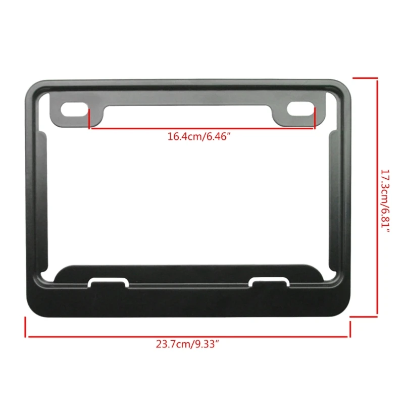 Motorcycle License Plate Frames Universal Aluminum License Plate Holder License Plate Holders Frame License Plate Cover image 5