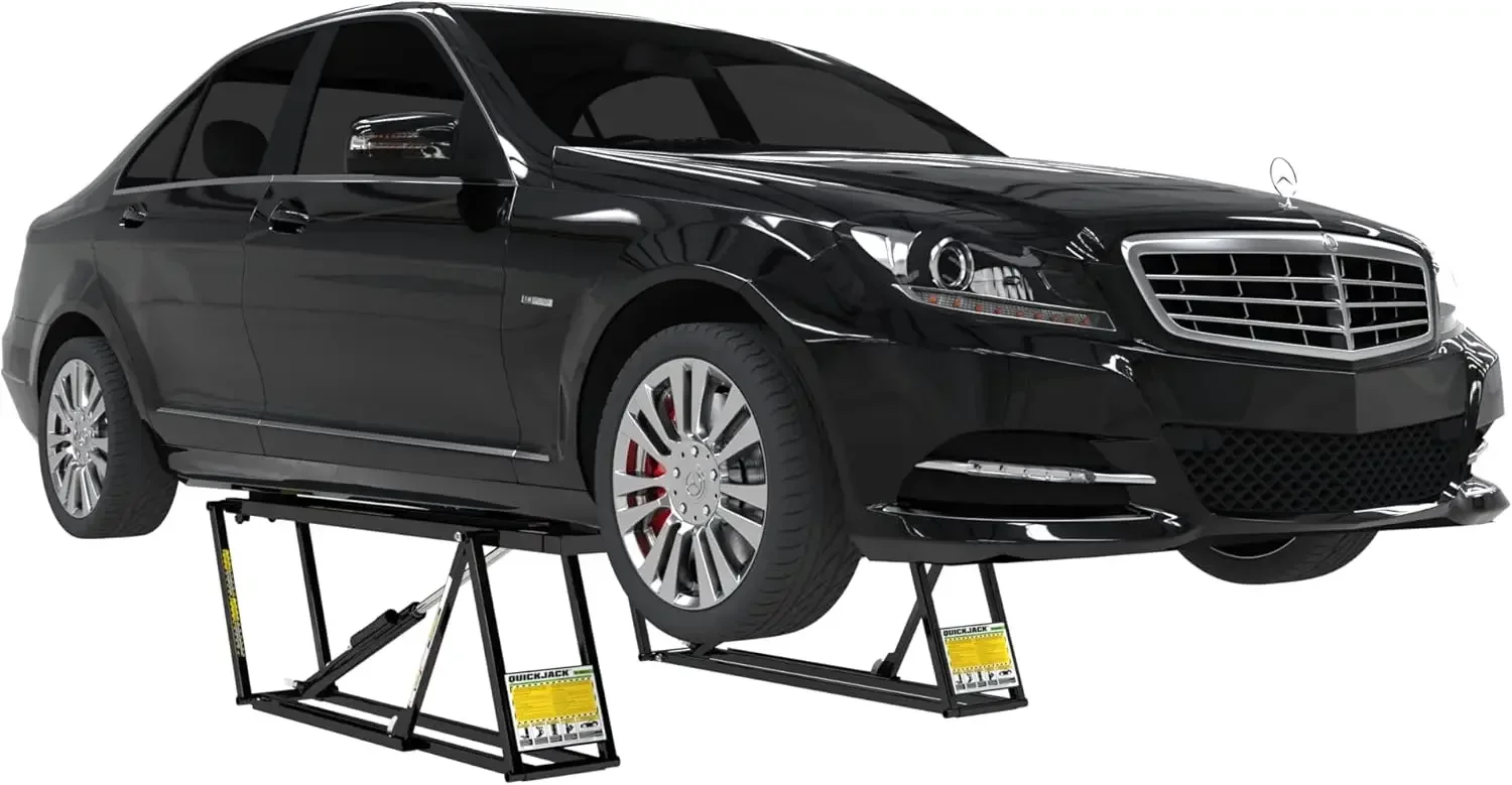 QuickJack 5000TL - Portable 5,000lb Capacity Car/Vehicle/Auto Lift For Home/Shop/Garage/Mechanic Use W/110V Power Unit