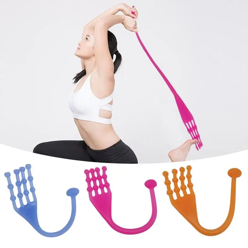 Multifunction Thermoplastic Rubber Yoga Tension Rope Elastic arm resistance band Training home Portable Fitness Equipment