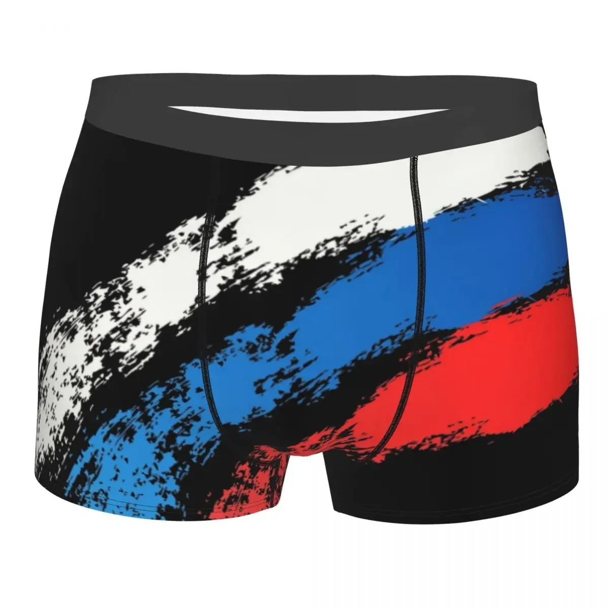 Russia Flag Russian Pride Underwear Male Sexy Print Customized Boxer Briefs Shorts Panties Breathbale Underpants