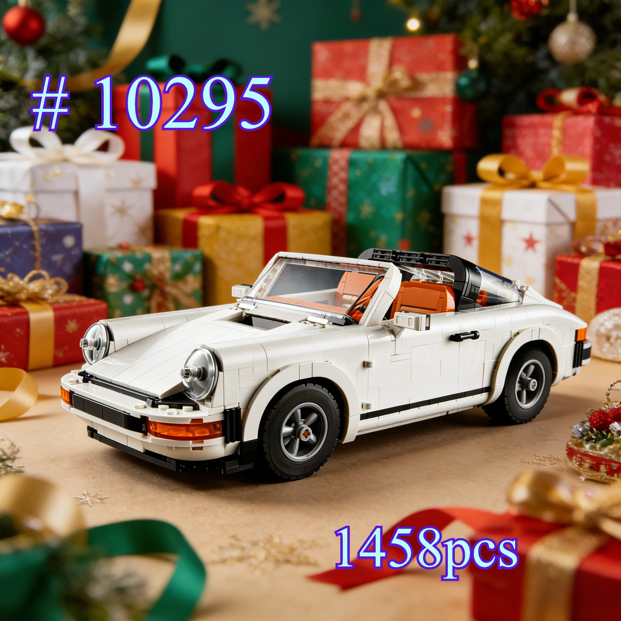 

Наборы строительных блоков Classic Collector's Car 10295 подходят для рождественских подарков, совместимых с частицами Legoed, 1458 шт.