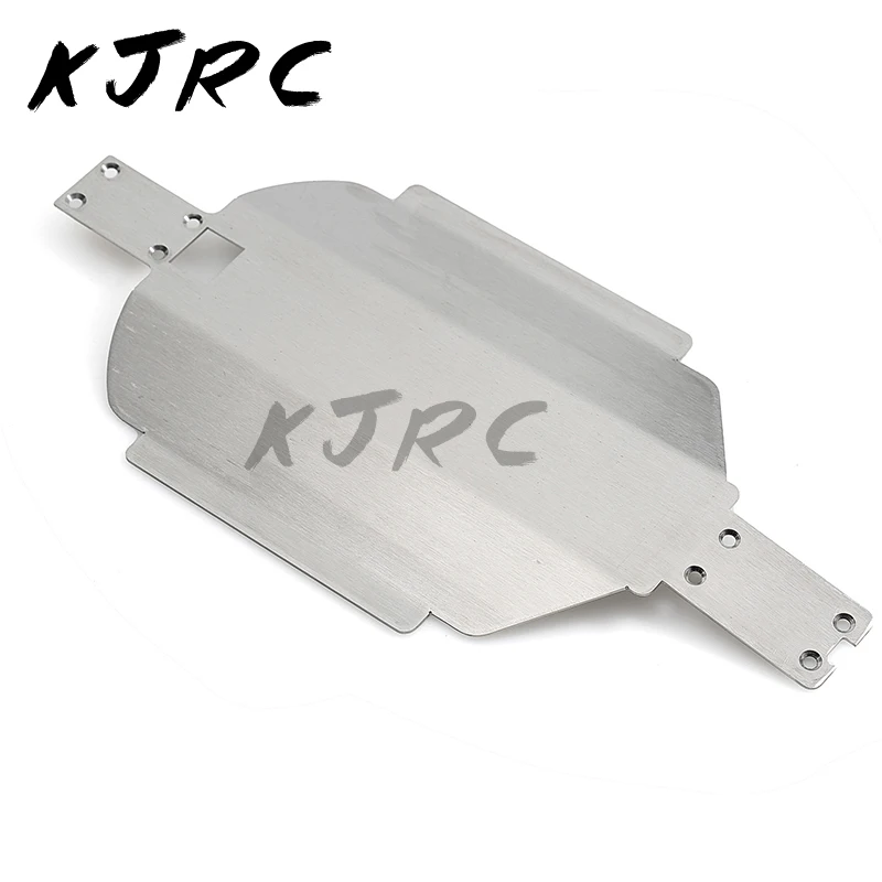 

MJX 16207 16208 16209 16210 H16 Stainless Steel Skid Plate Chassis Armor Gearbox Protector 1/16 RC Car Upgrade Parts