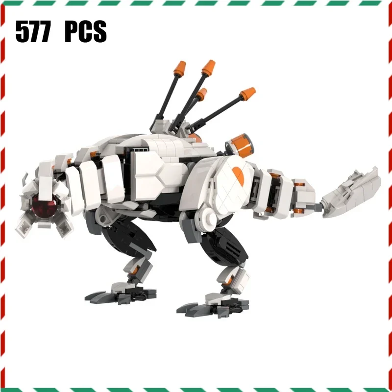 

MOC Mechanical Dinosaur Beast Building Block - DIY Assembly Bricks Robotic Thunder Jaw Creature Model Display Kids Adults Gift