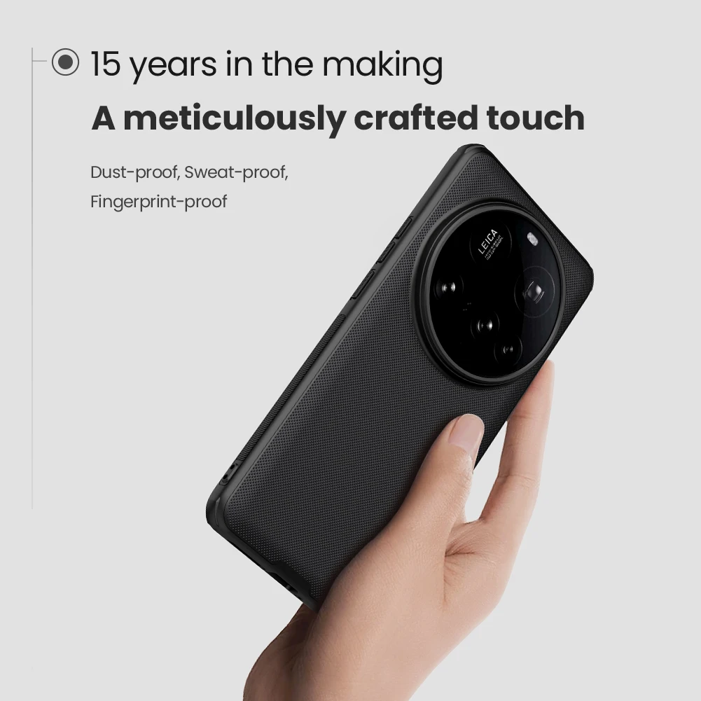 

Чехол Nillkin для Xiaomi Mi 15 Ultra 5G, матовый, высококачественный, с мягкой кромкой рамкой из ТПУ, жесткие чехлы, задняя крышка