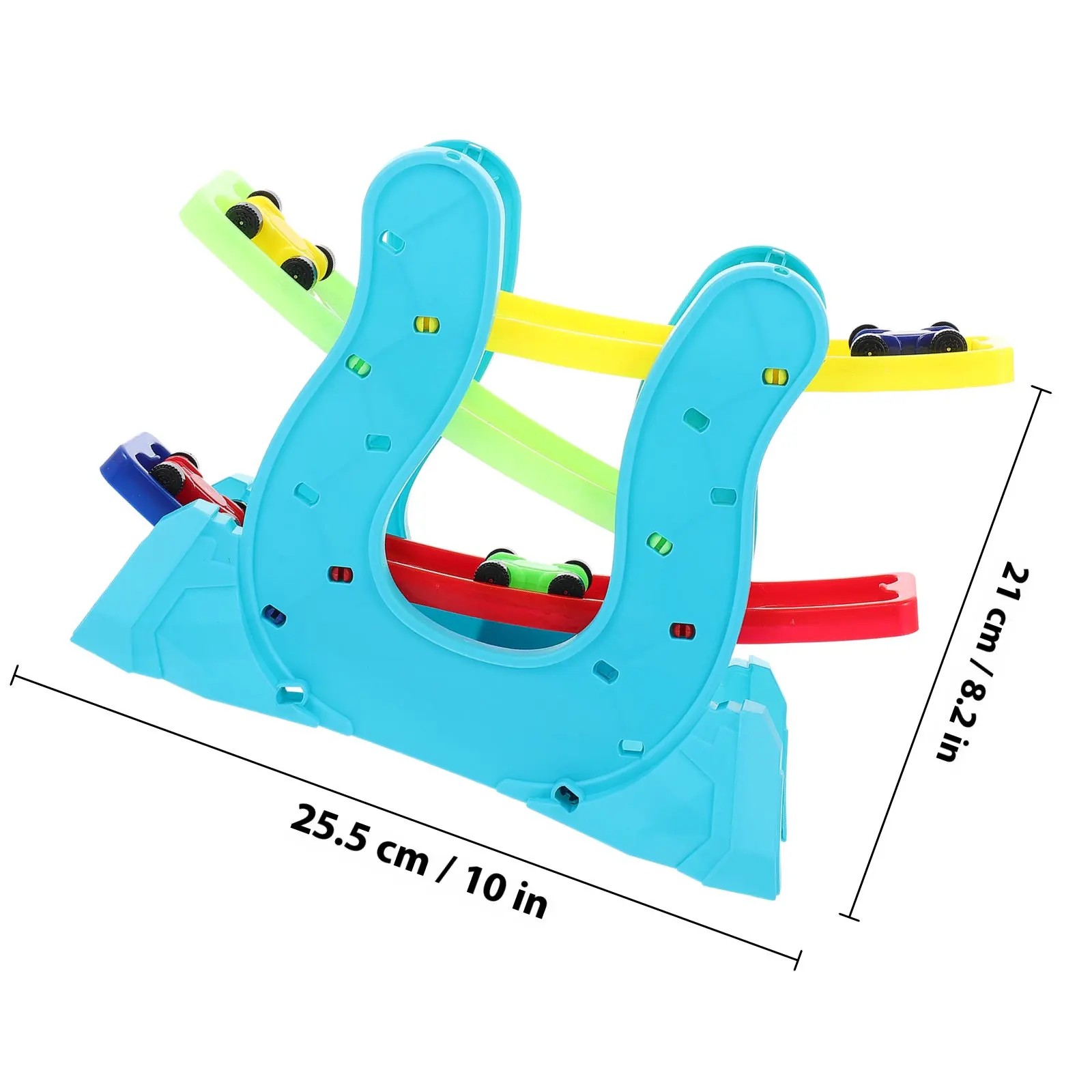 Assembly Sliding Race Track Car Bright Color Plastic Boys Indoor Car Game Educational Cognitive Early Learning Fun