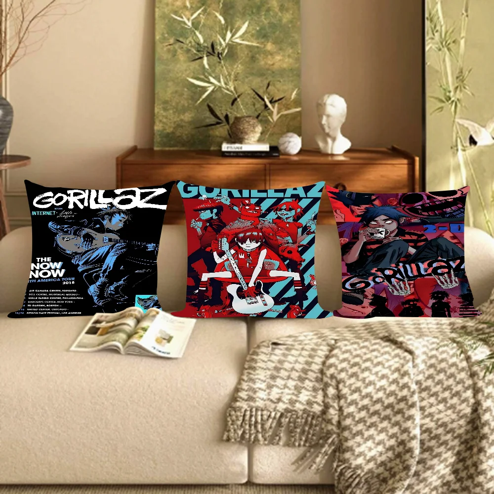 

Gorillaz Pillowcases Home Bedding Decorative Pillow Cover Wedding Super Soft Pillow Case
