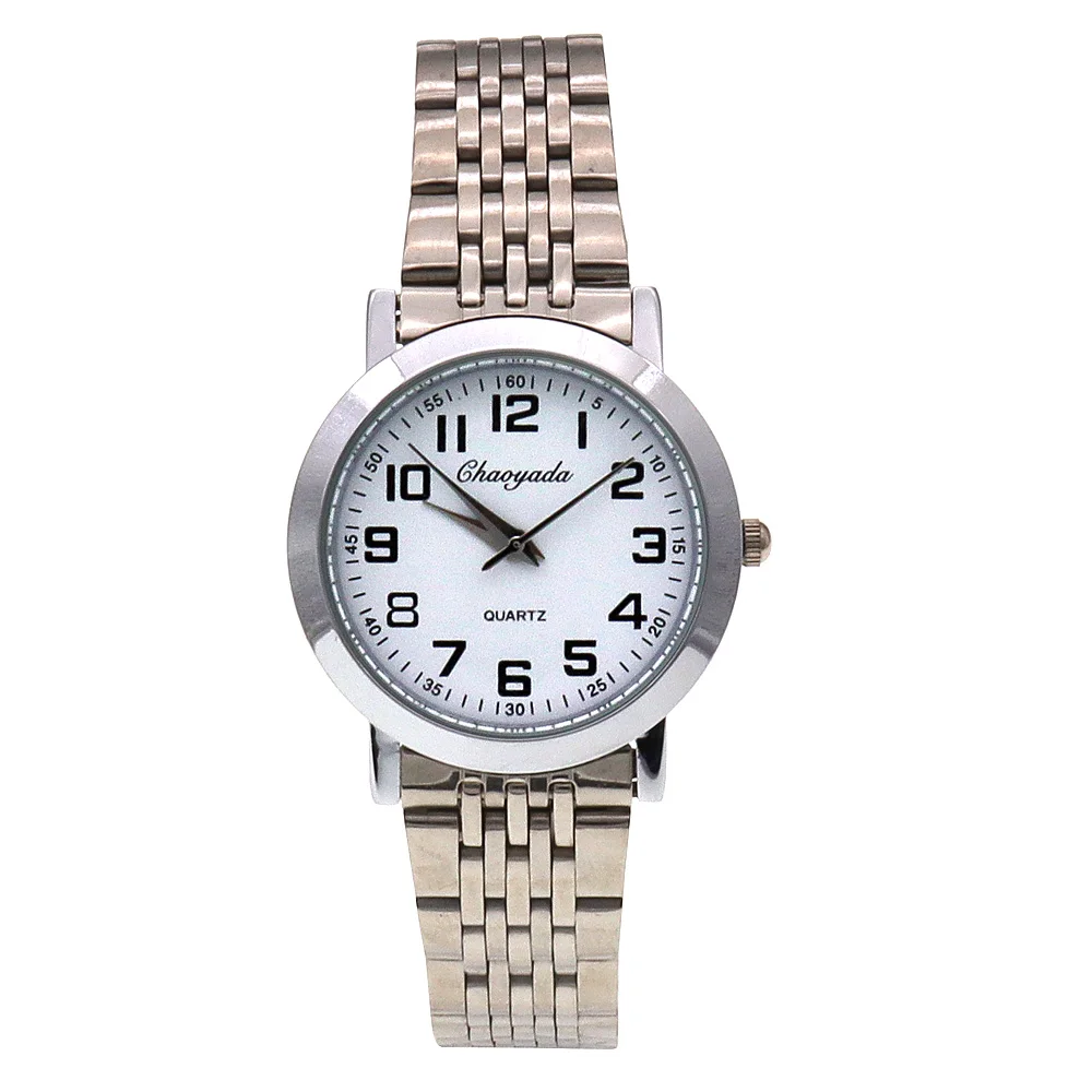 고품질 여성 시계 비즈니스 럭셔리 숙녀 패션 쿼츠 남자 시계 간단한 품질 스테인레스 스틸 접는 시계