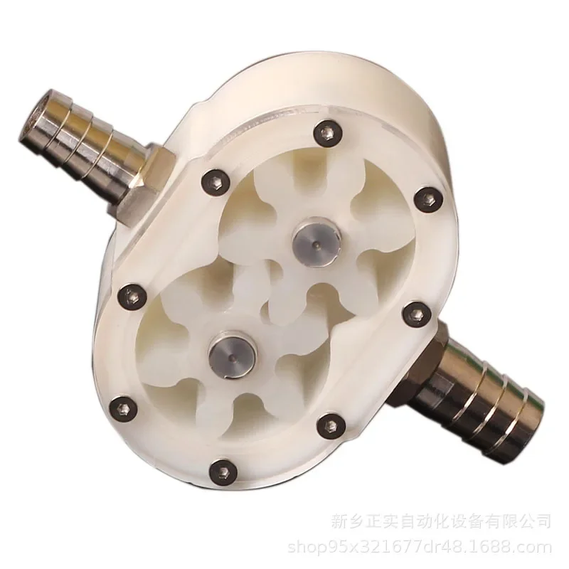 

Small Filling Machine Accessories Food Grade Gear Pump Honey Tahini Paste High Viscosity Fluid Delivery Cam Rotary Pump