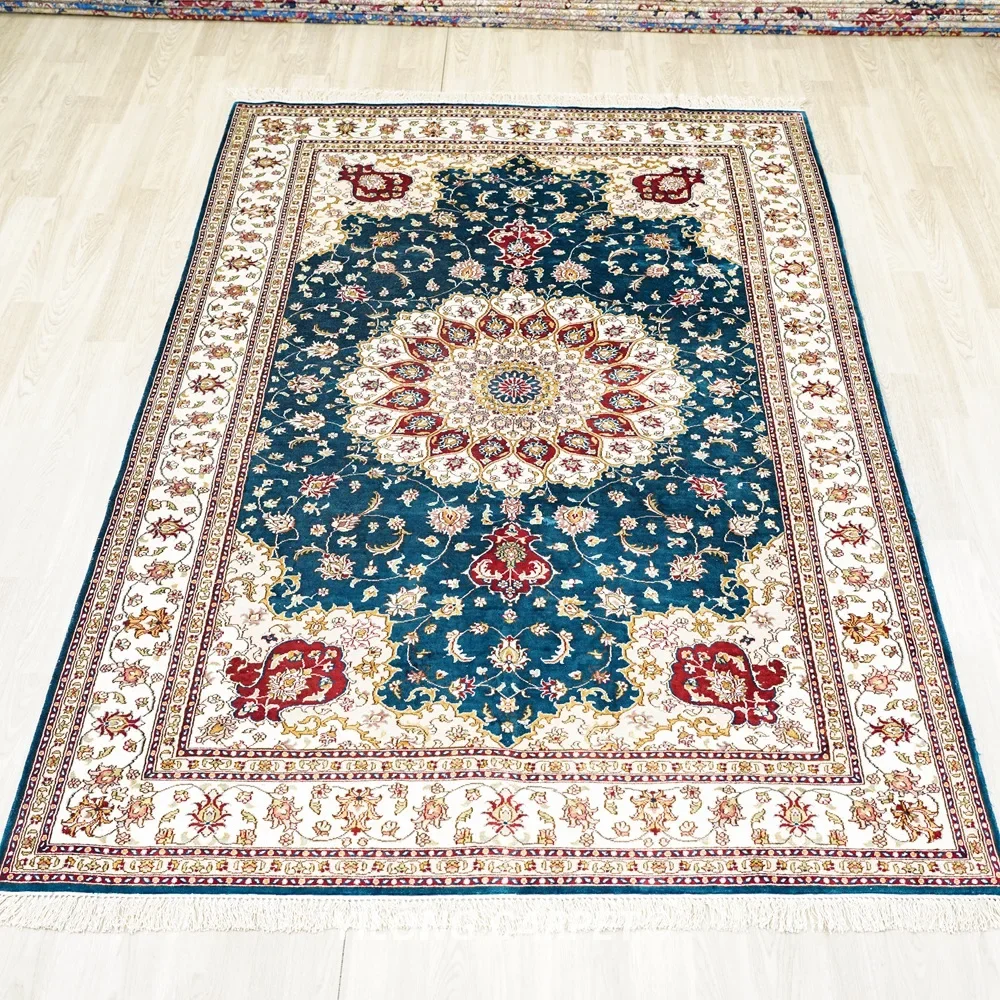 152x244cm Classic Decorative Turkish Pattern Original Carpets Handmade Indian Rugs (YHW313AB)