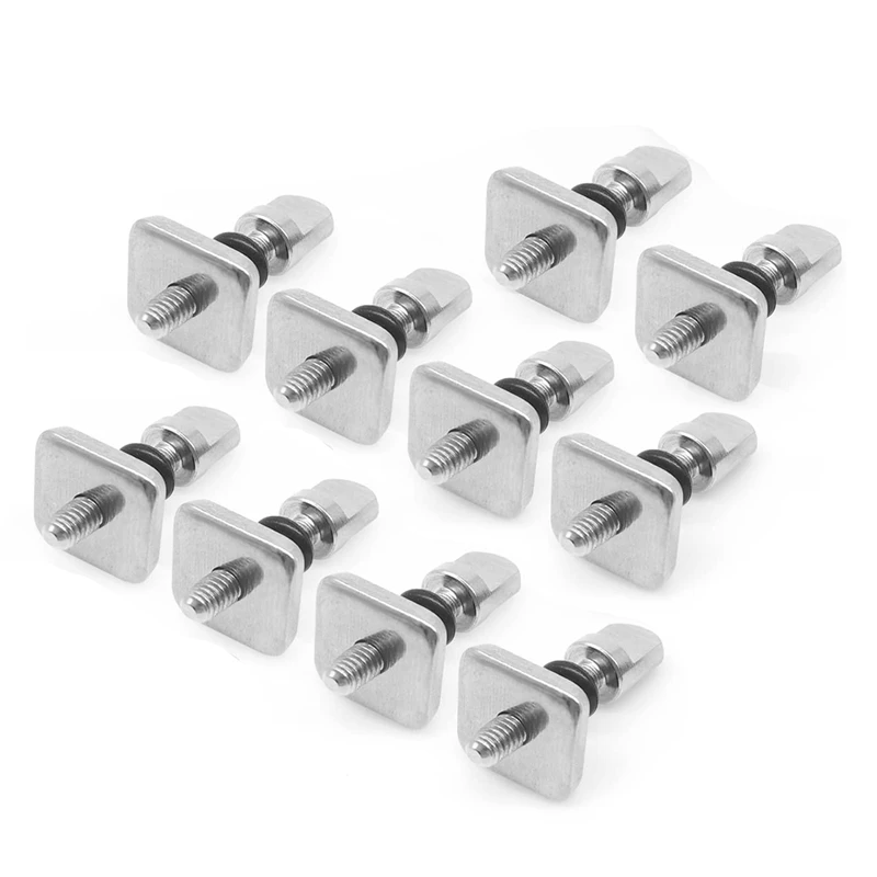 

10 Pcs Removable Surfboard Fin Screw,Fin Screw Thumb Fin Surfboards Accessories For Surfboards Longboards