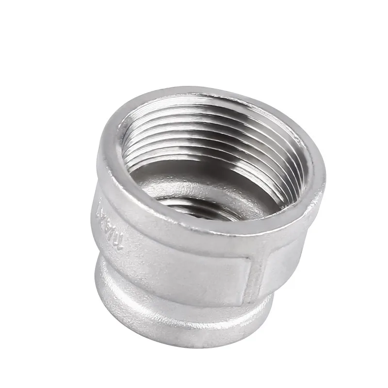 

1/4 1/2 3/4 1 1-1/4 1-1/2 2 BSP female to female Thread Reducer 304 Stainless Steel Pipe Fitting Connector Adpater