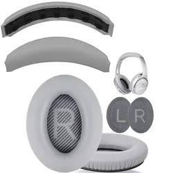 Snap Fit Design Headband Cushion and Earpad For Bose QC35 QC45 Headphone