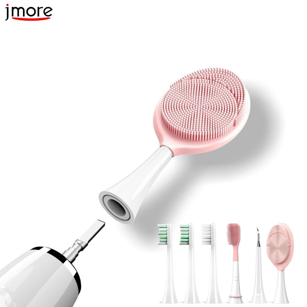 Szczotka do czyszczenia twarzy głowa BH401 wymiana silikonowe pory kurczące czysta skóra złuszczająca kąpiel elektryczne głowice do szczoteczek do zębów