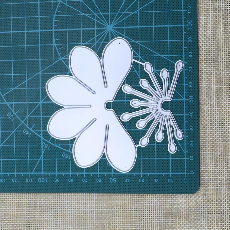 3D Flowers Blossom Metal Cutting Dies Diy Scrapbooking Photo Album Decorative Embossing Stencil Paper Card Crafts