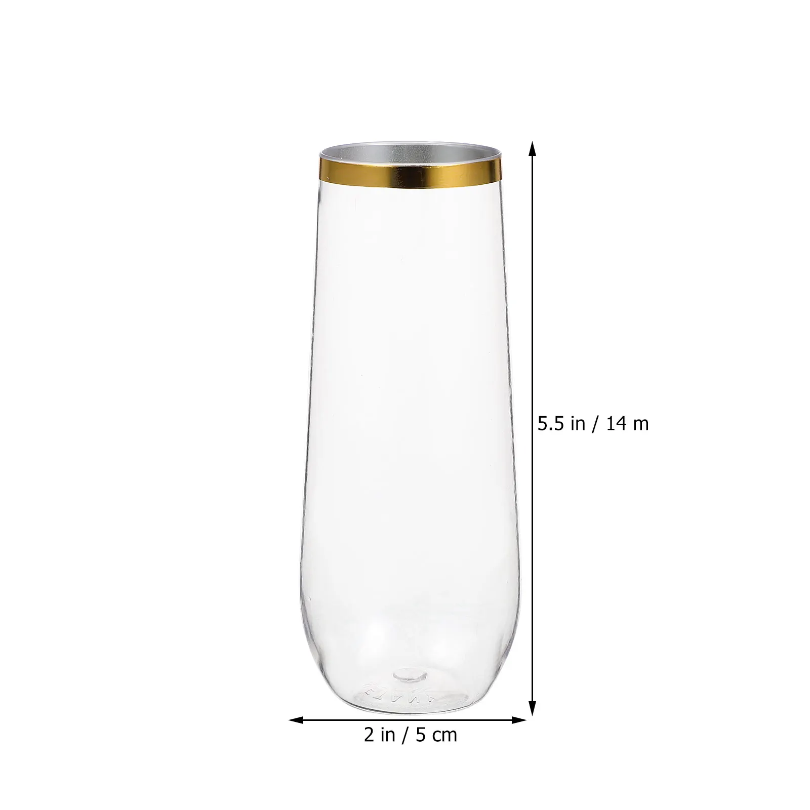 

4pcs Plastic Transparent Party Beverage Cup Disposable Cold Drink Cup For Wine Whiskey One Time Use Smooth Design