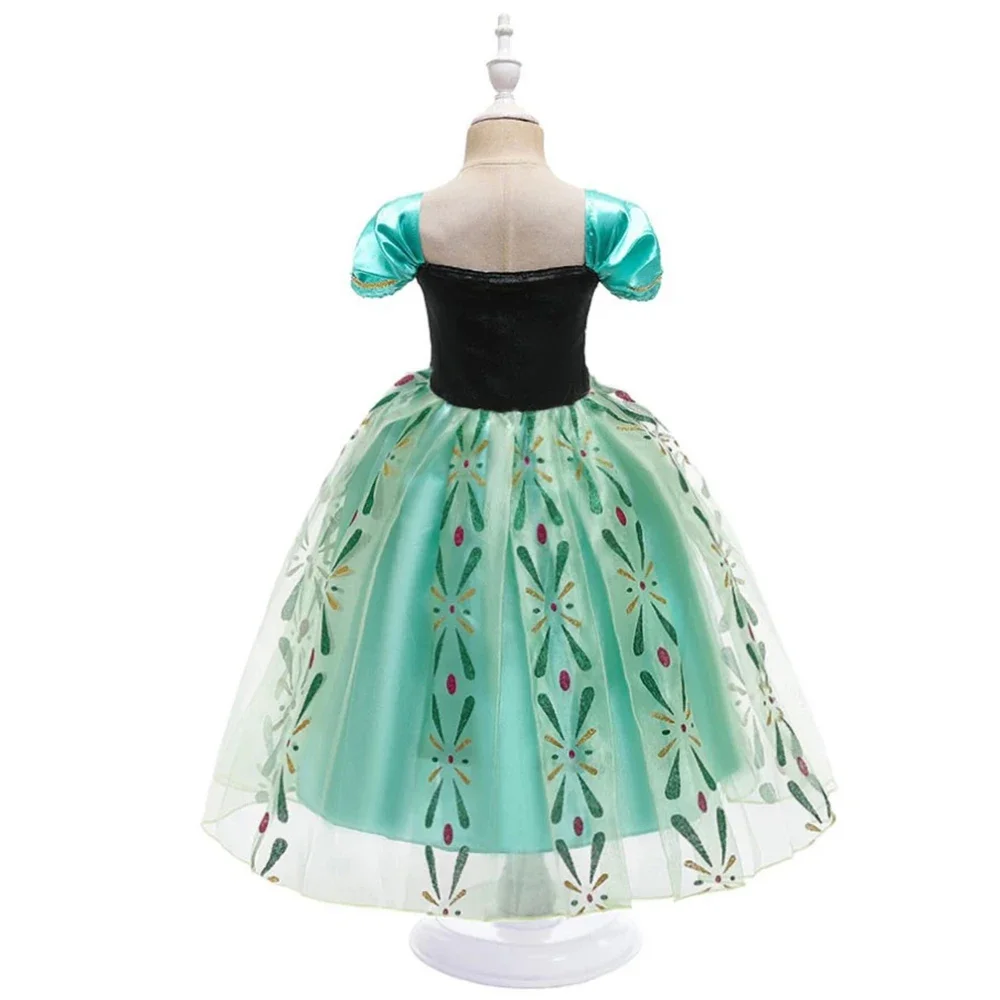 2021 Princess Girls Elsa Dress Cosplay Dresses Snow Costumes For Kids Princess Dress Disfraz Carnaval Vestidor Robe Infantil