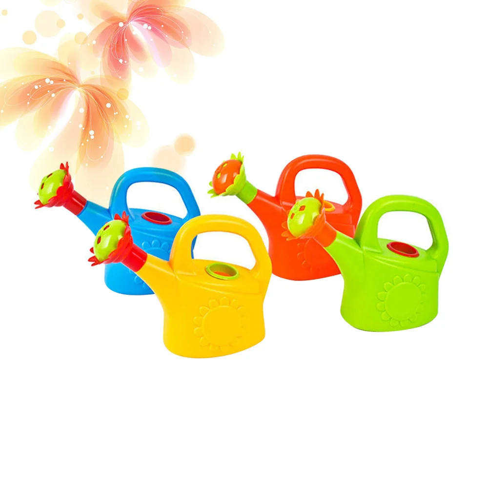 

2 PCS Play House Educational Toy Children Bath Toddler Toys for Girls Watering Can Kids Pot