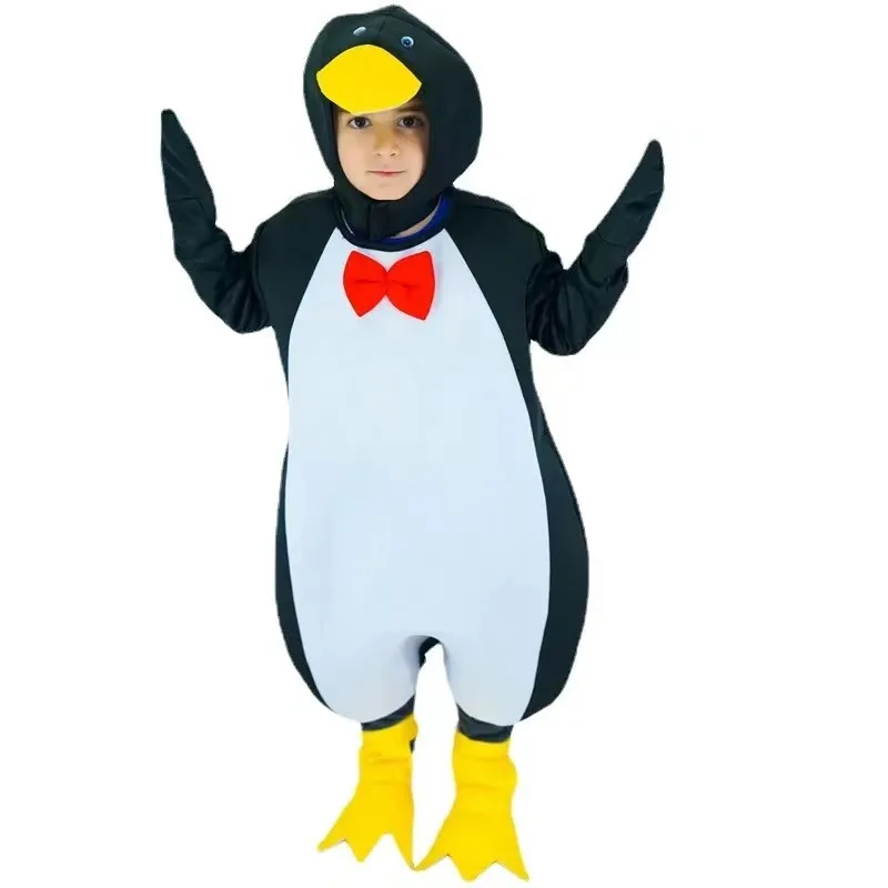 Baby Halloween Costume For Kids Madagascar Penguin Costume Animal Cosplay Clothing For Birthday Party Carnival Christmas SizeS-L