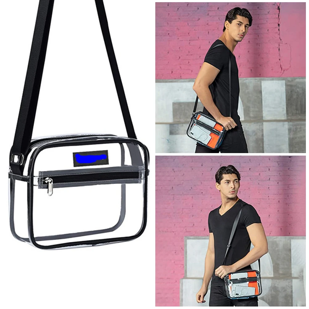 

Fashion Women Shoulder Bag Casual Daily Ladies Transparent Crossbody Bags Shopping Purse Shoulder Messenger Bag