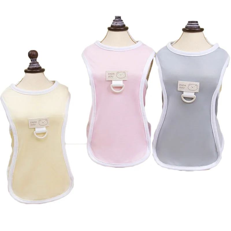 

Cooling Dog Clothes Summer Sleeveless Quick Drying Dog Vest Hoodie Pink Yellow Gray Puppy Sweatshirt Vests For Small Dogs Yorkie