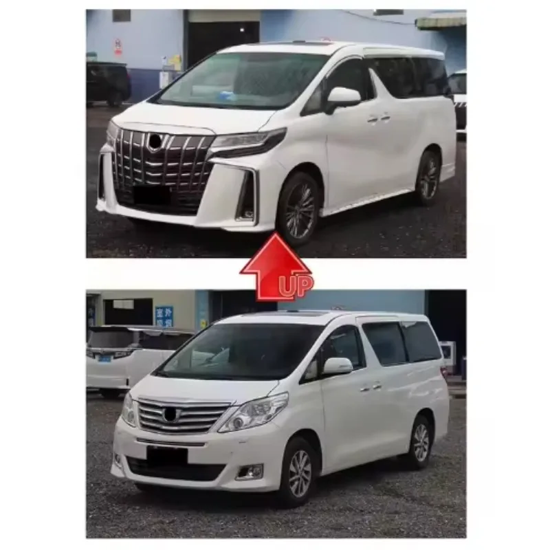 For 2022 For  Alphard Vellfire Accessories Upgrade New High Quality Body Kit For 2008-2014 Models Old Model Bumper2025