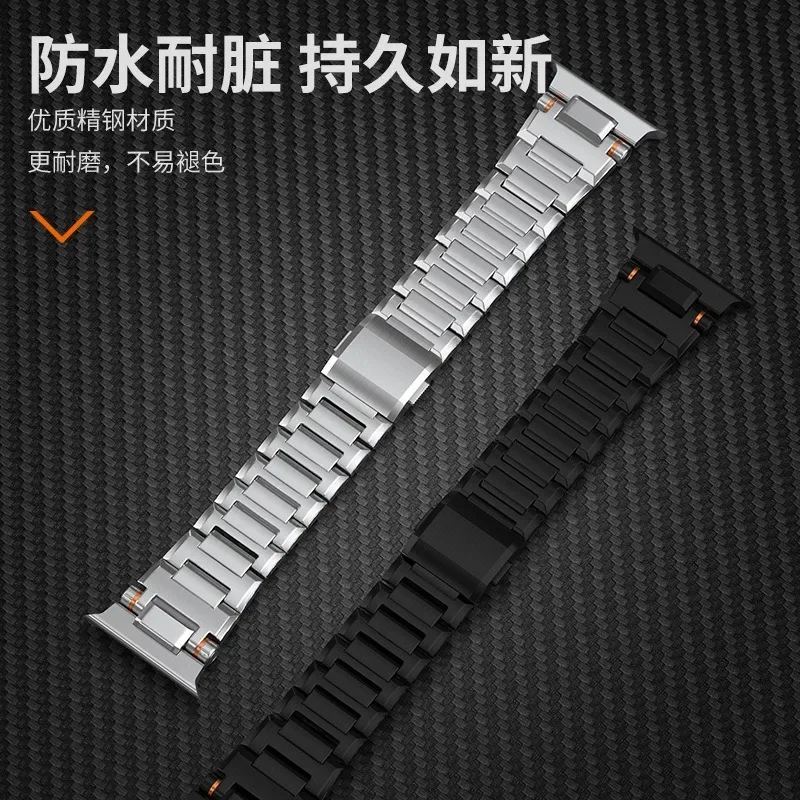 Metal Strap for Apple Watch Ultra 2 49mm 46mm 45mm 44mm 42mm Magnetic clasp Wristband for iWatch Series 10 Ultra 9 8 7 6 SE Belt