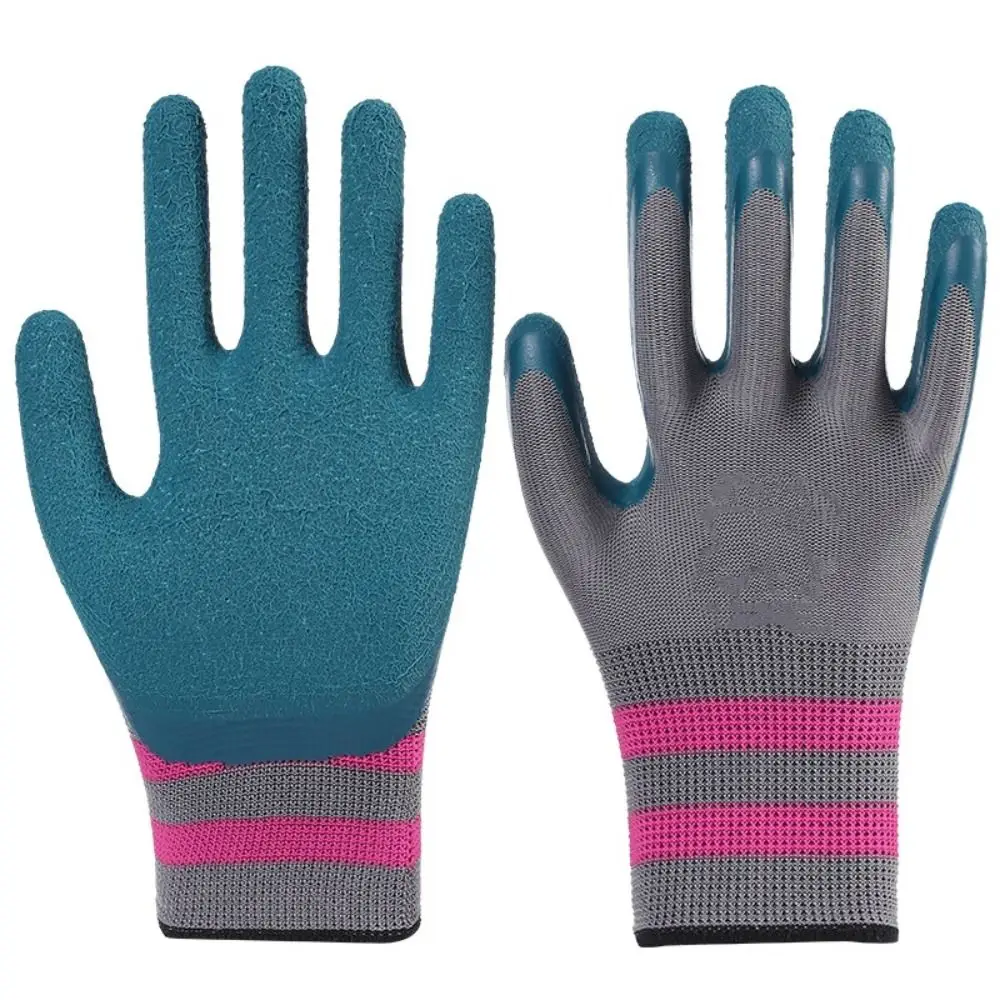 قفازات عمل مقاومة للاهتراء، قفازات حماية العمل غير قابلة للانزلاق، قفازات مطاطية للإطارات الصناعية المقاومة للماء #5