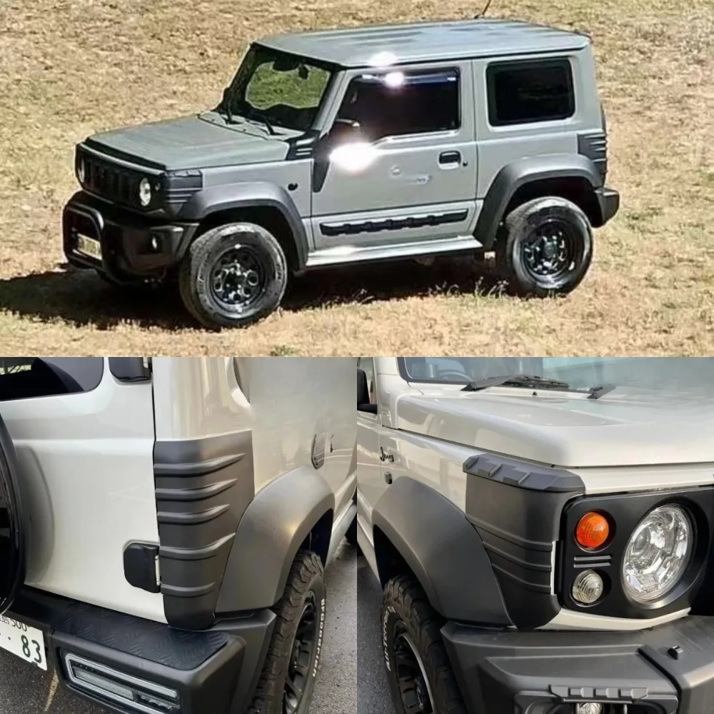 ABS Exterior Front & Rear Auto Wrap Angle Protection Cover Fit for Suzuki Jimny JB64W JB74W 2019+ 2-Door/4-Door Auto Accessories