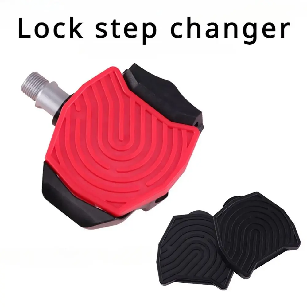 Anti-slip Bicycle Lock Pedal Adapter Durable Easy Install Roadbike Clipless Pedals Indoor Bike Wear-resistance for Peloton/Venzo