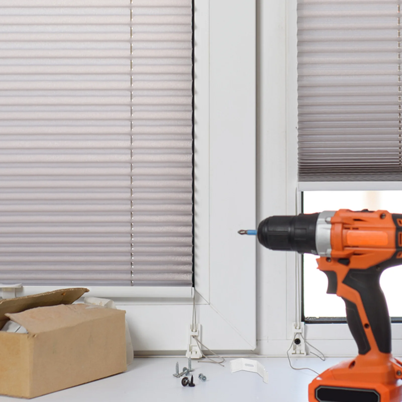 

10 шт. кронштейнов для крепления жалюзи 5,2x2 см, зажимы из нержавеющей стали для штор, быстрая установка, для домашних окон