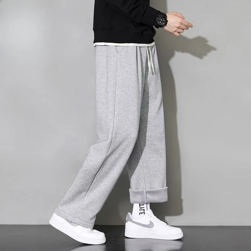 

Брюки для молодых студентов, мужские спортивные брюки, модные Harajuku, ретро Y2k, распродажа, незаменимые новые прямые спортивные штаны для мужчин