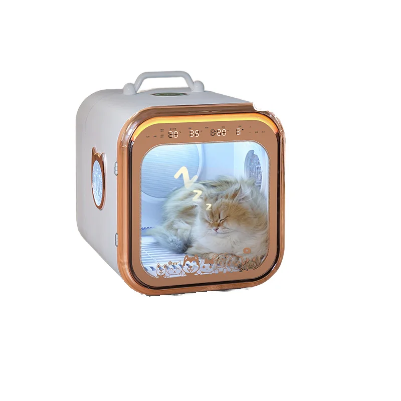 

Factory price customize pet drying oven breathable temperature adjustable dual motor for small cats and dogs to use pet products