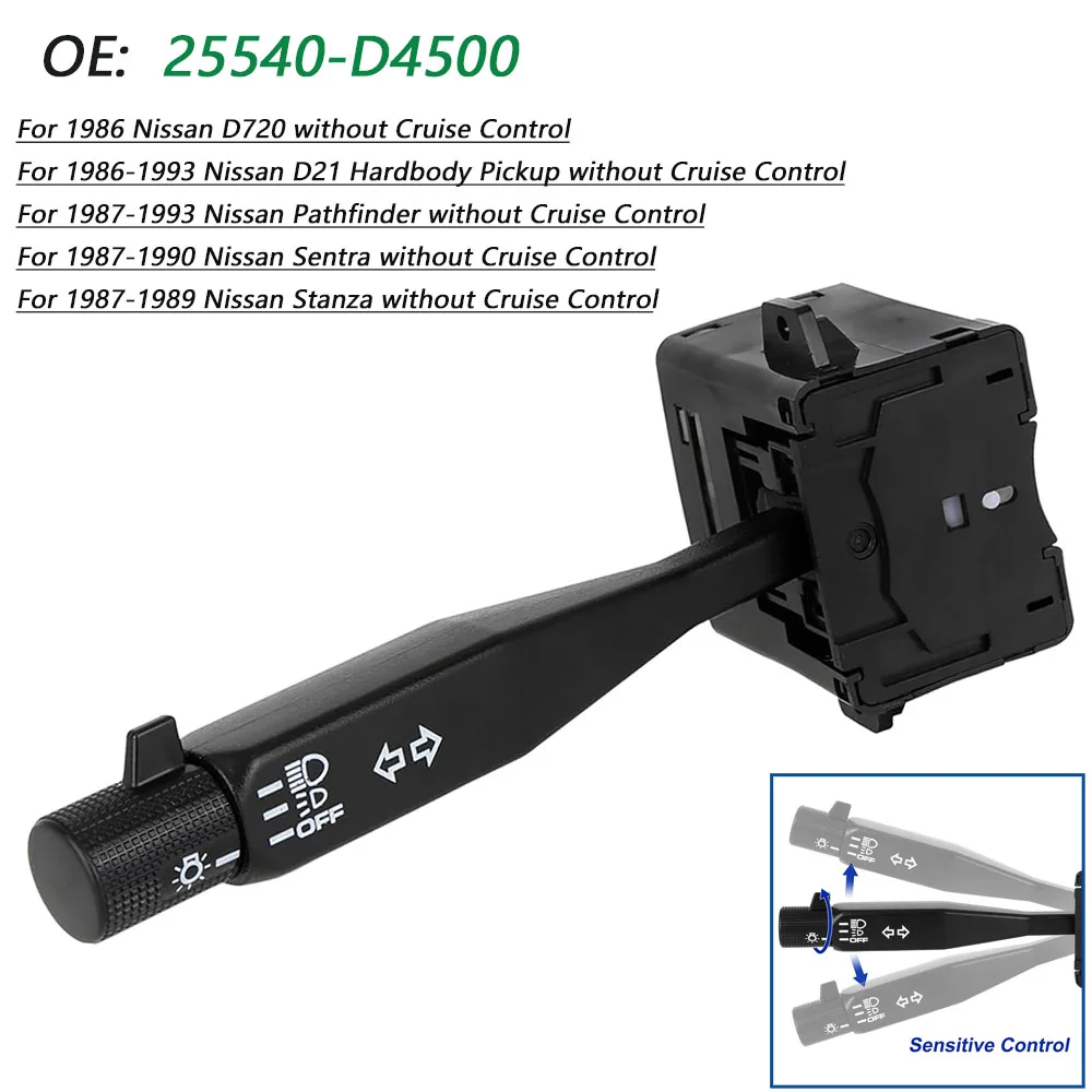 

For 1986-1993 Nissan Pickup D21 Headlight Turn Signal Combination Switch Car Accessories 25540D4500 25540-D4500