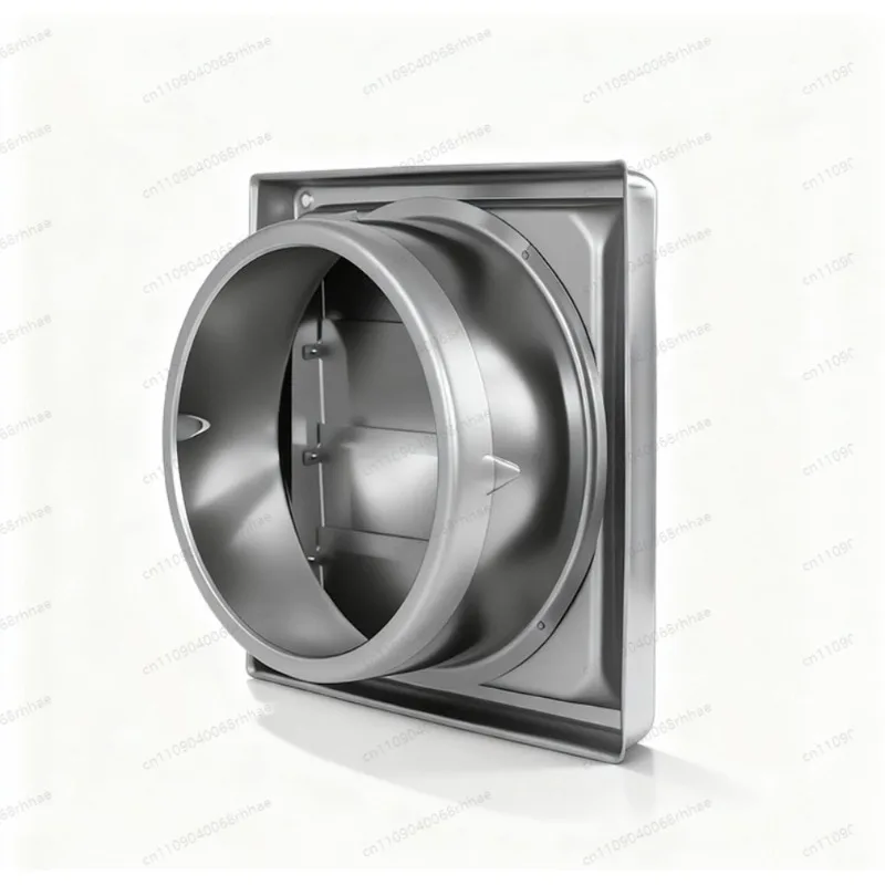 Weatherproof Stainless Steel Round Vent Hood, 4/5/6 Inch Anti-Insect Louvered Cover for Dryer Vent