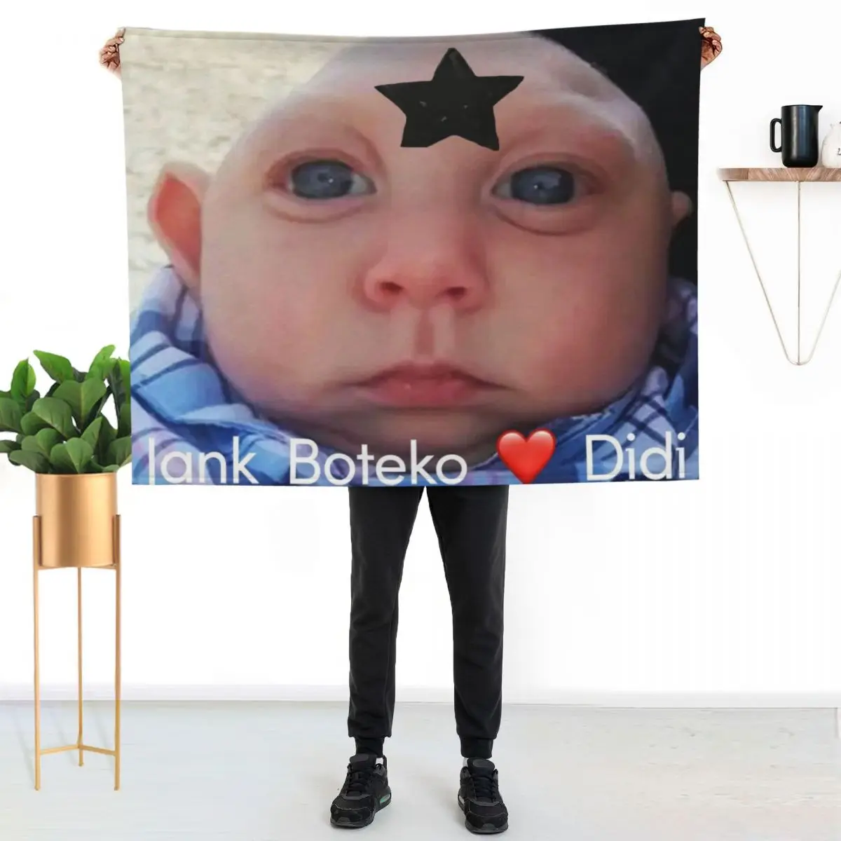 Jank Boteko Throw Blanket Luxurious Soft Blanket Holiday Gift for Family