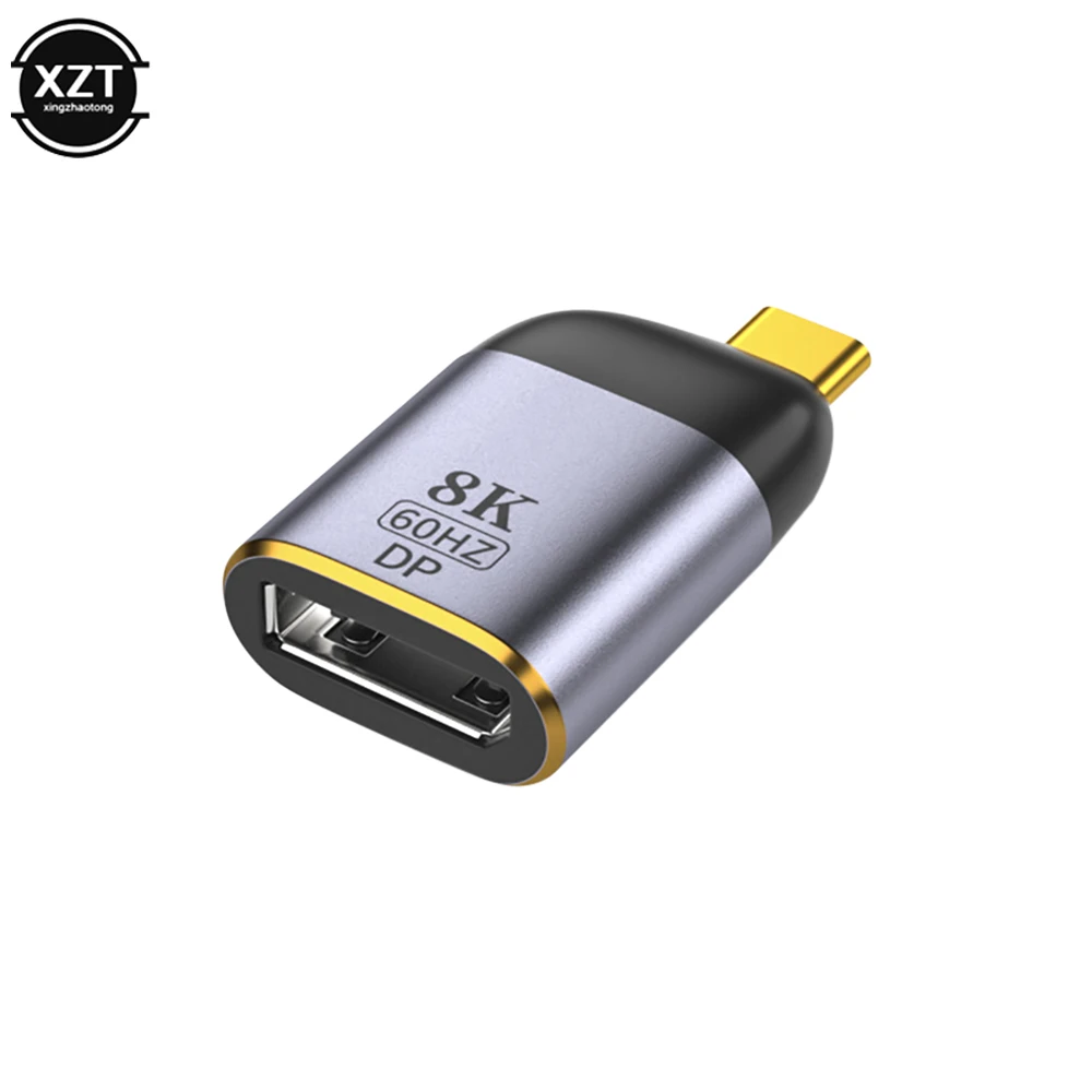 USB typ C do DP/MiniDP żeński Adapter 8K @ 60Hz dwukierunkowy ekran projektor konwerter do notebooka telefon Macbook Pro Laptop