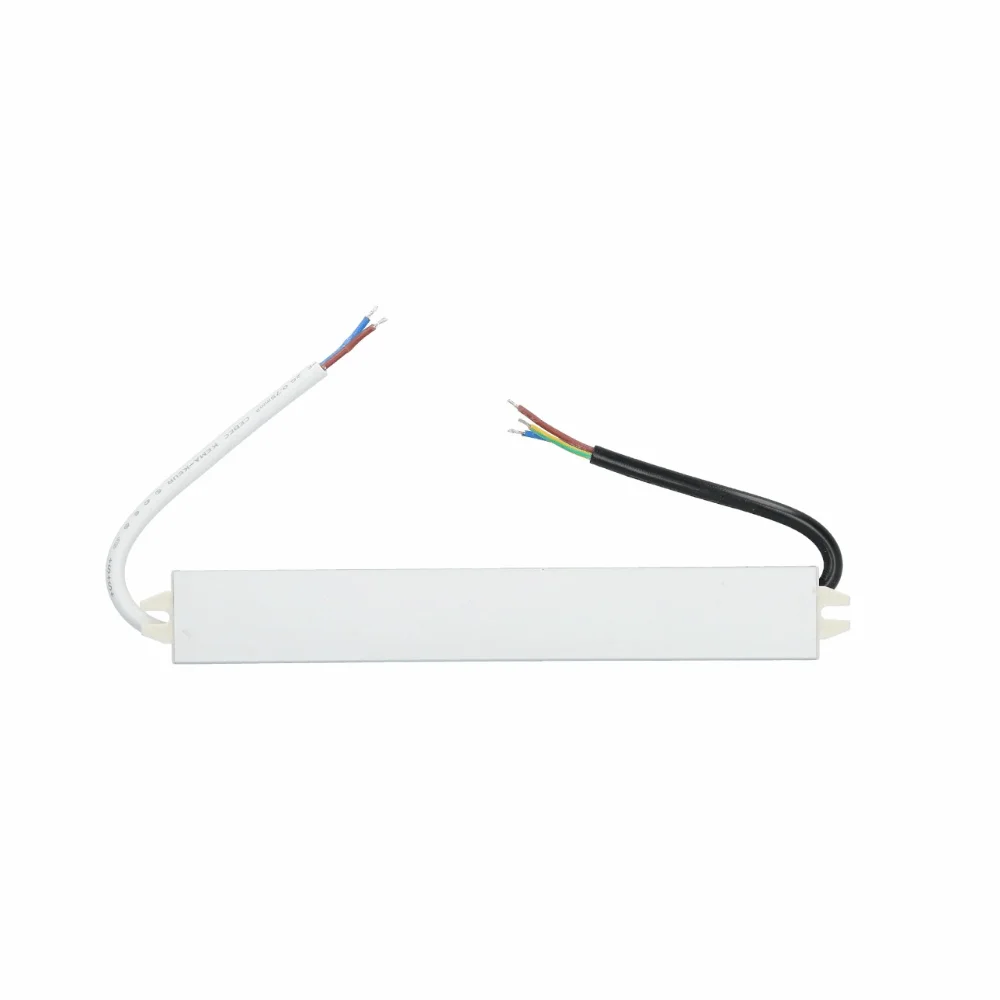 30W Waterproof Power Supply AC90-250V Input IP67 LED Driver Transformer Insulation Thin LED Power Supply Driver