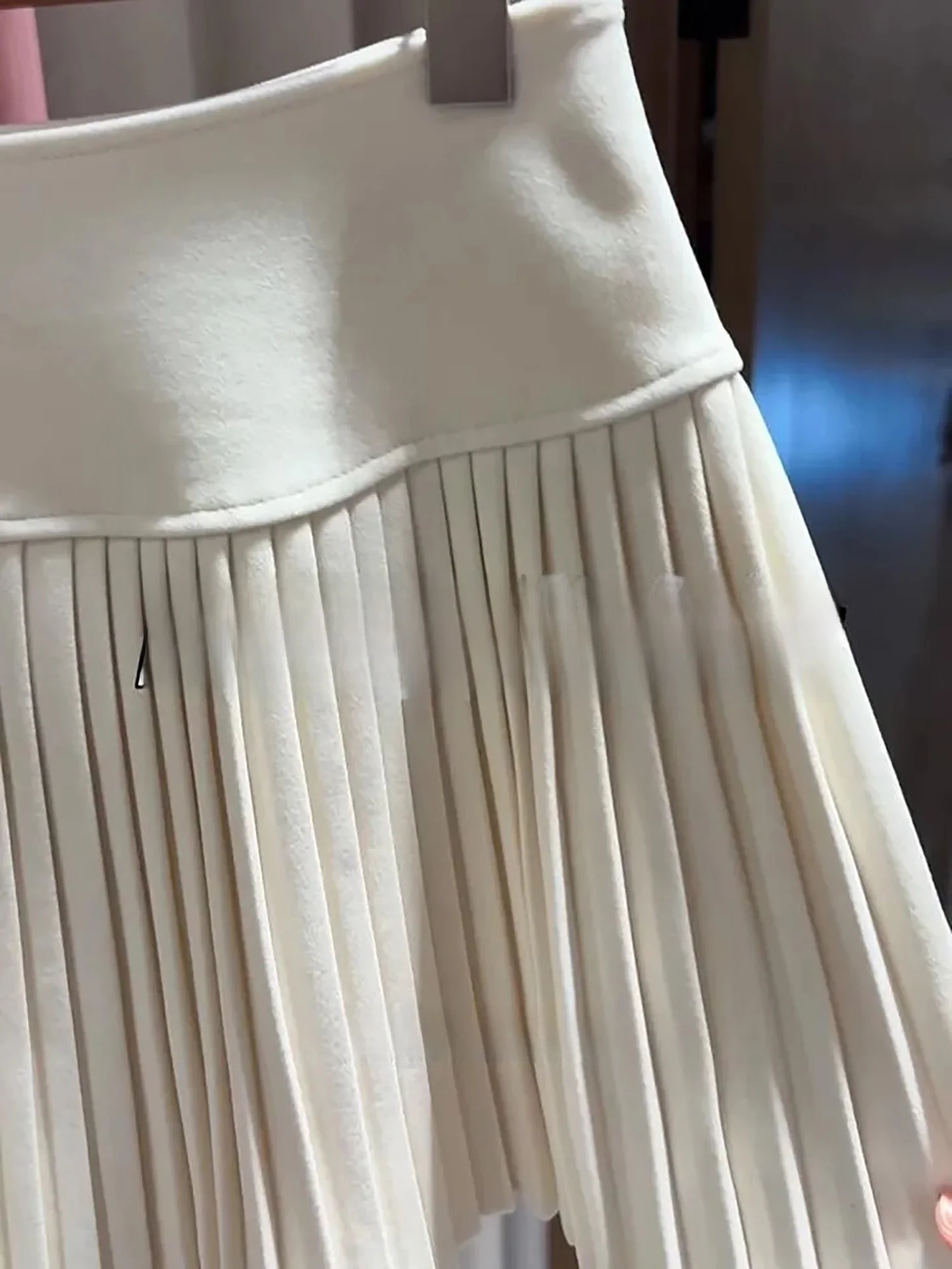 

Ele Plaid f-length Skirt for Women Commute Sle High-waist Microelastic Korean Version Office Lady Personali