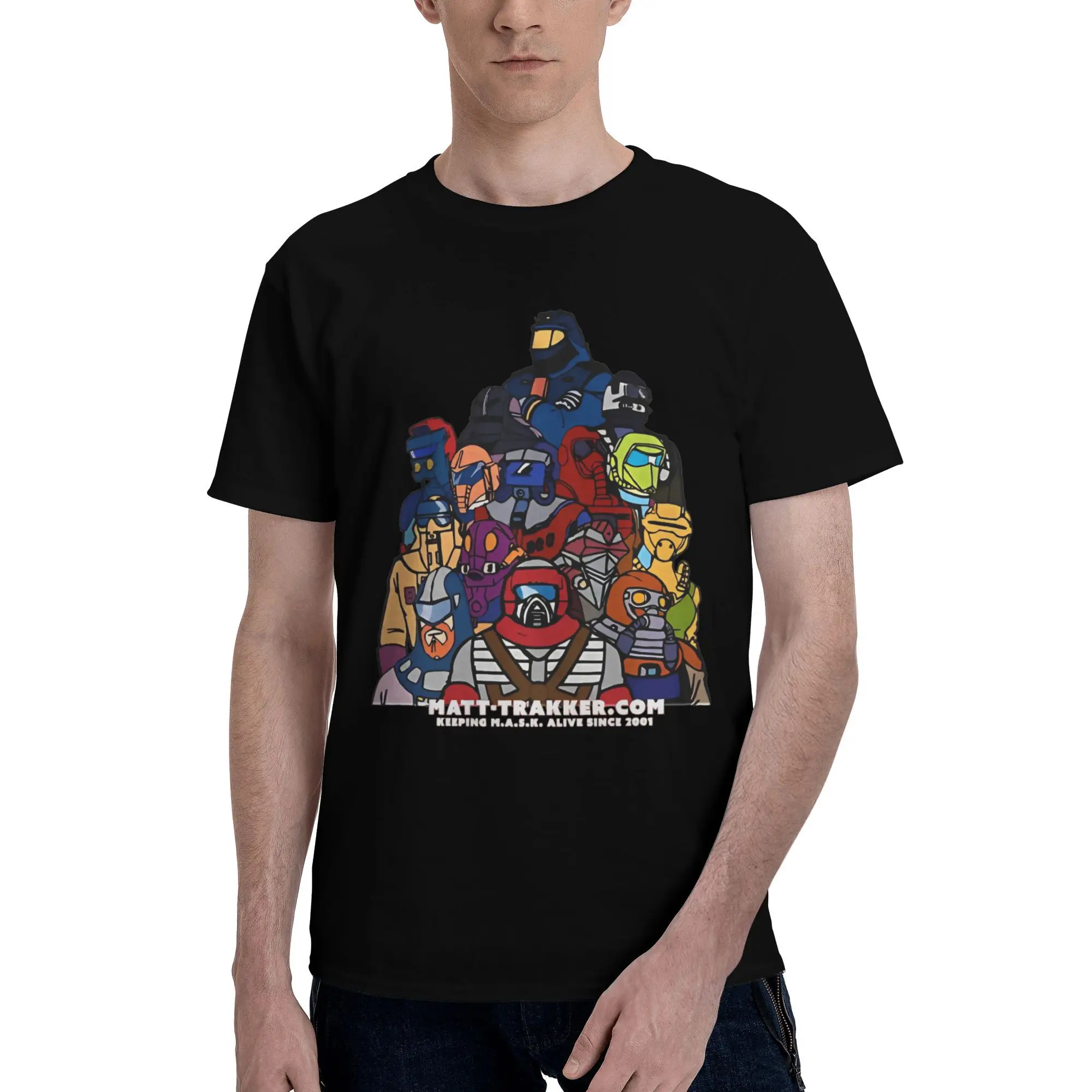 Keeping M.A.S.K. Alive Since 2001 T Shirt for Men Women 100% Cotton Humorous T-Shirts MASK Mobile Tees Short Sleeve Clothing