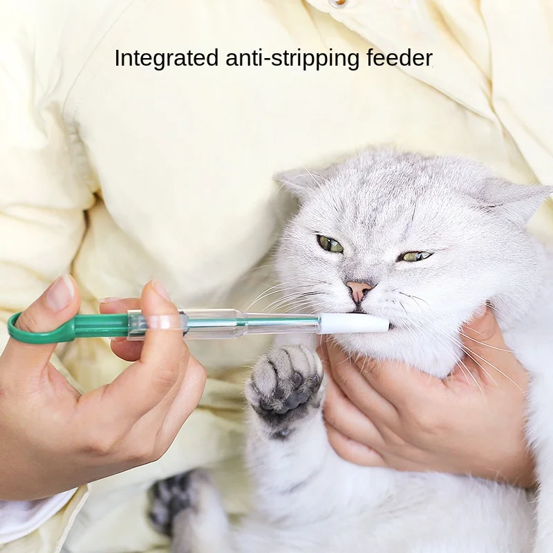 

Pet Feed Medication Utensil Comfort Pet Medicine-Feeding Rod Feeder Pills Calcium Tablets Injection Integrated Anti-Stripp