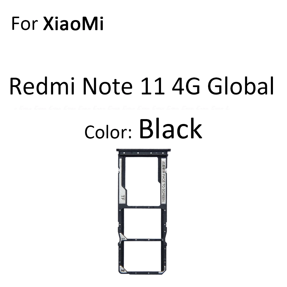 بطاقة Sim مايكرو SD بطاقة صينية المقبس حامل فتحة الحاويات موصل محول أجزاء ل XiaoMi Redmi ملاحظة 11 11T برو زائد 4G 5G