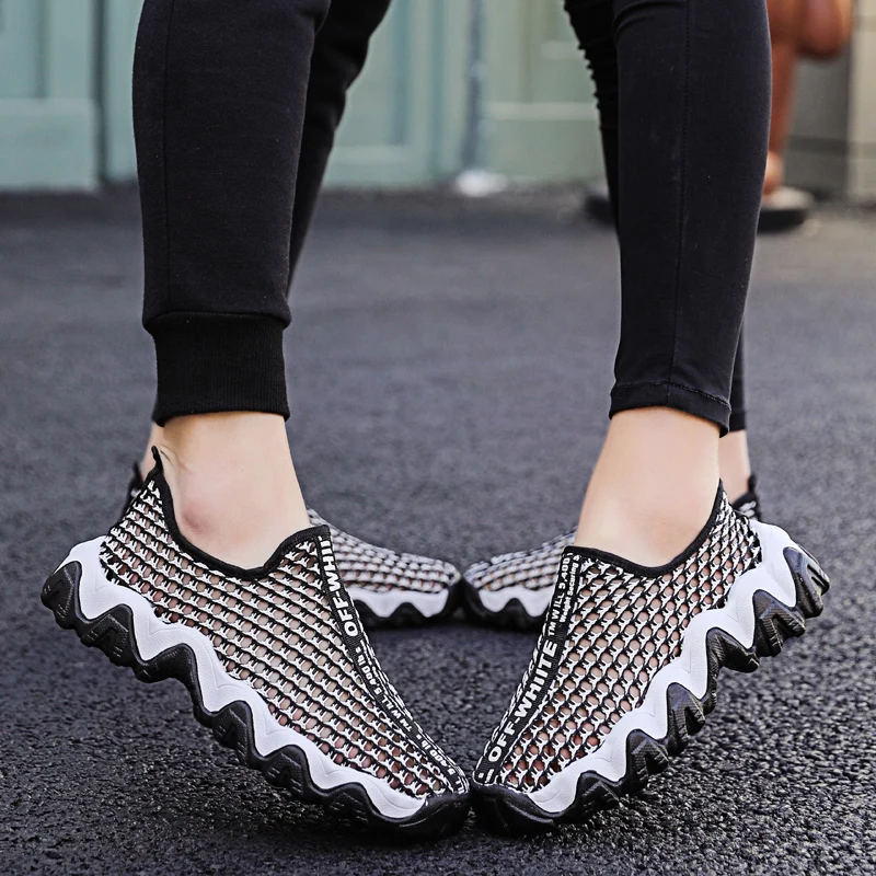 

2025 Spring and Autumn Sports Shoes Men's Travel and Leisure Shoes Breathable Mesh Running Shoes Men's Shoes