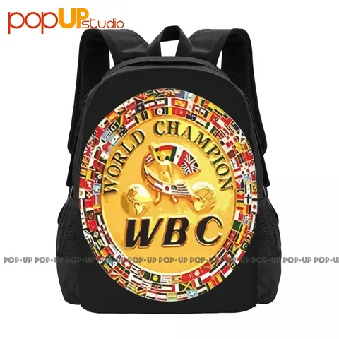 Zaino per campionato di boxe Wbc Borsa sportiva per la scuola più recente di grande capacità