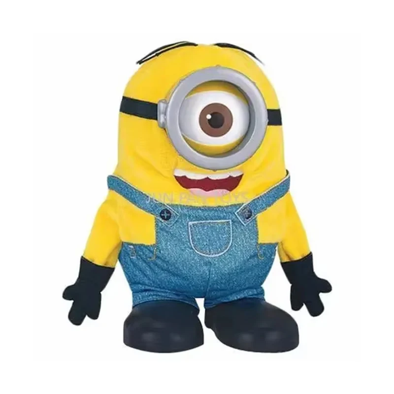 Despicable Me Minion Tumbling Stuart Classic Movies Funny Electronic Plush Toys Action Figure Model Collectible Children's Toys